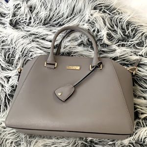 Kate spade gray handbag